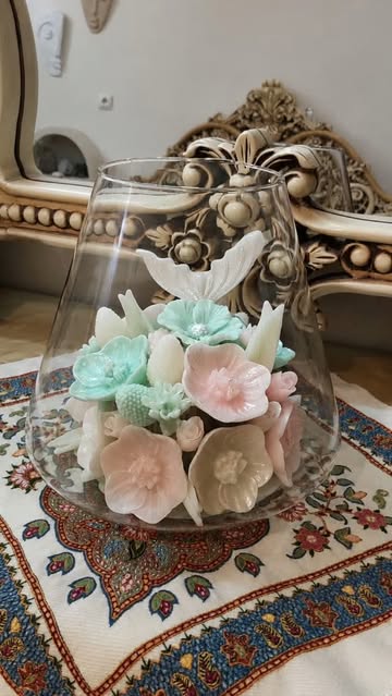 باکس گل شیشه ای