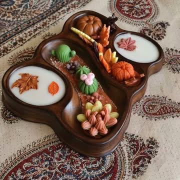 شمع پاییزی ،کاکتوس