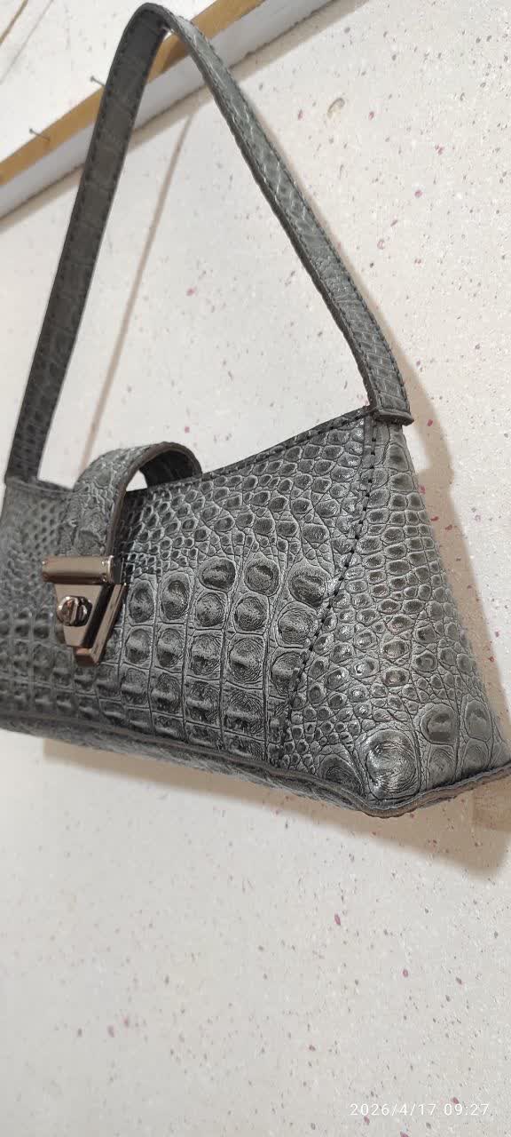 کیف دستی چرم طبیعی دست دوز